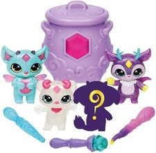Magic Mixies Mixlings Sparkle Magic Mega 4 Pack, Magic Wand Reveals Magic Power