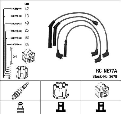 New ignition cable kit for - new,