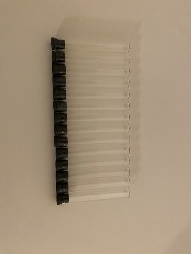 Tempered glass viles set - set, of