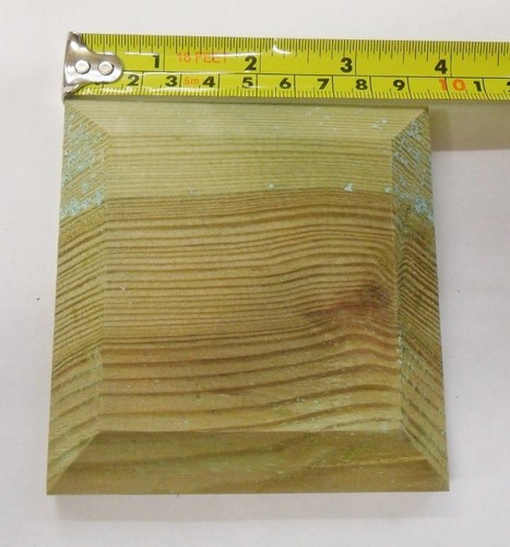 Treated cap for fence - treated,