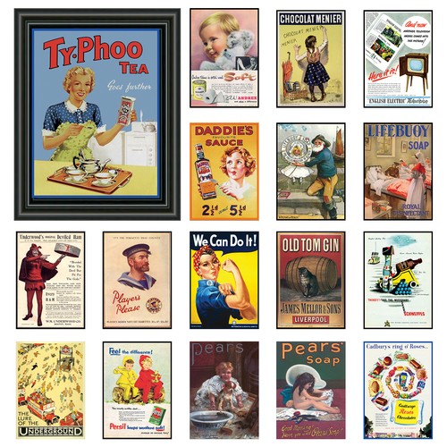Vintage retro signs - signs, a3