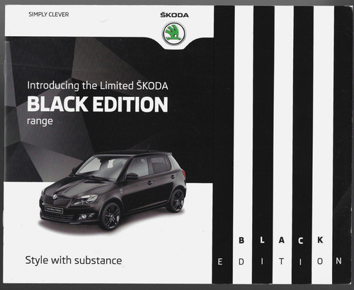 Skoda black edition limited - black,