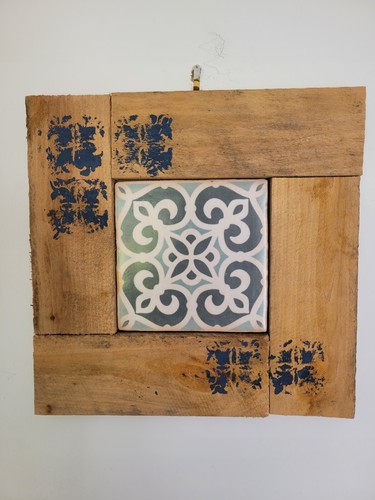 Decorative rustic wall tile - wall,