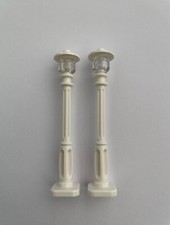 2 x LEGO White Lamp Post
