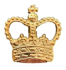 Royal Crown Queen Gold Plated