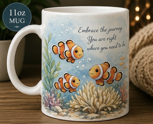 Clownfish quote mug - quote,
