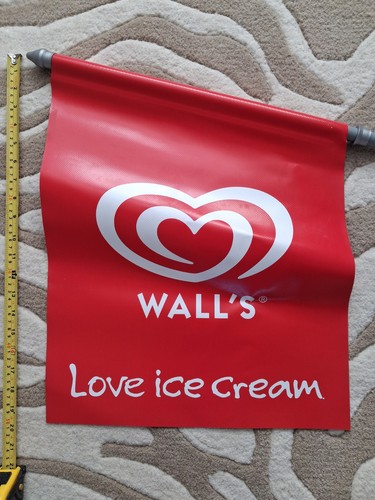 Ice cream flag walls heart - walls,