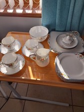 Art Deco Heathcote China Part Tea Set Circa 1928 VGC