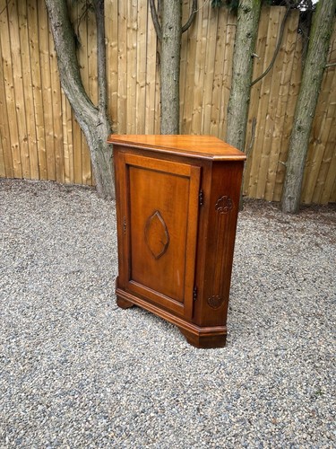 Vintage carved mahogany corner