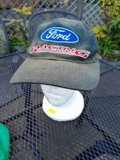 Vintage Faded Green Ford Racing Baseball Cap Hat One Size Motor Sports Retro