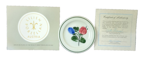 Franklin mint miniature - mint, plates