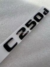 Gloss Black C250d Car Letter