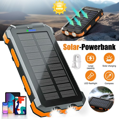 20000mah power solar bank pack - power,