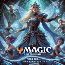 ? Fairy Tribal Commander Deck – Tegwyll, Duke of Splendor – MTG – Flexable ?