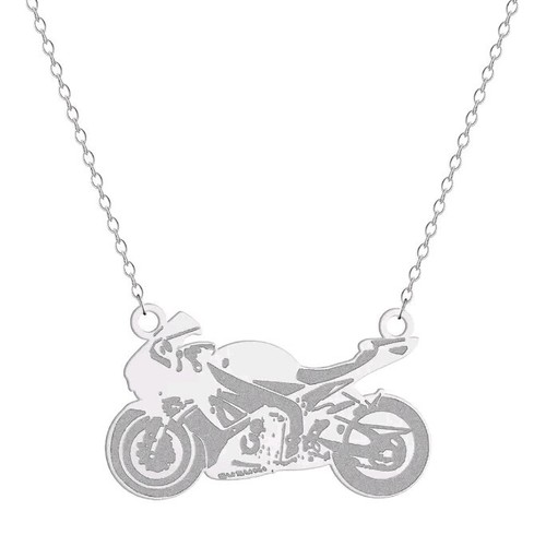 Motorbike necklace suzuki - necklace,
