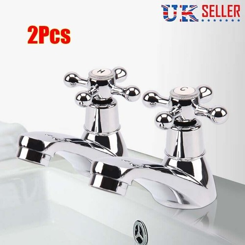 Twin taps set hot and - 2x,