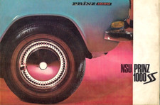 NSU Prinz 1000 S 1965 UK Market Foldout Sales Brochure FAIR