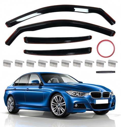 4pcs wind deflectors - deflectors, for