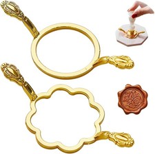 2 Pcs Metal Seal Wax Molds