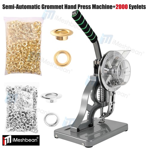 Hand press eyelet grommet - press,