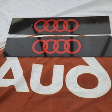 AUDI PAIR OF CUSTOMISED SHOW PLATES NOT FOR ROAD USE