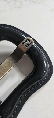 Black leather fendi - black, b