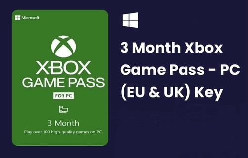 Xbox gamepass months - pc, 3