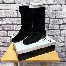 Markon Black Leather Suede