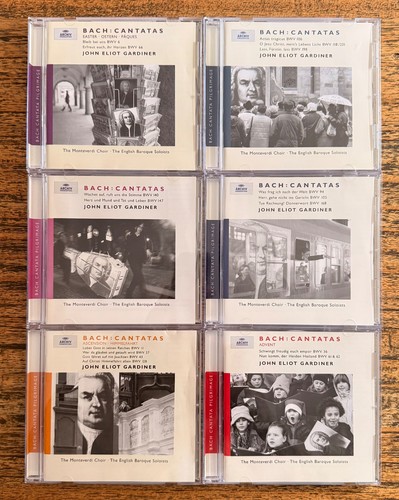 Bach cantatas gardiner 6 x - cantatas,,