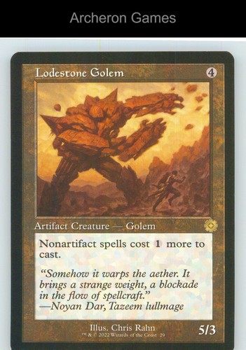Lodestone golem brr mtg - golem, r