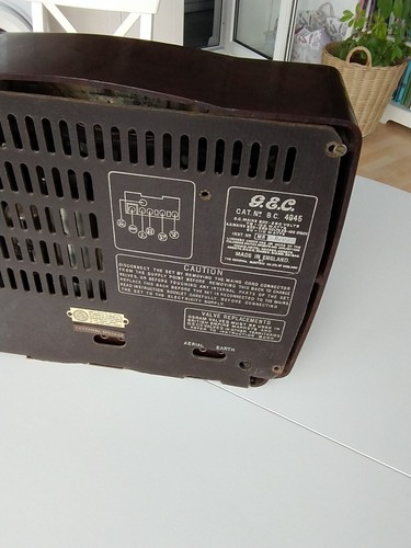 Bc4940 bakelite valve - bc4940,