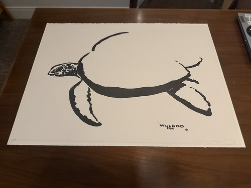 Wyland sea turtle signed - “sea,