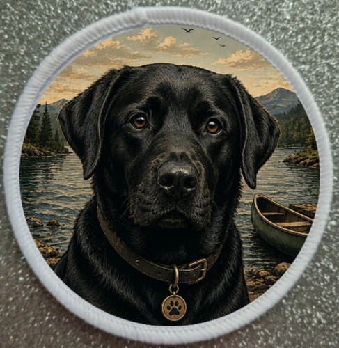 Inch black labrador dog - 3,