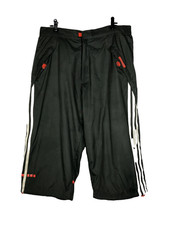 Vintage Men's 2004 Adidas 3/4 Shorts Size S Green With Orange Trim - CM/03