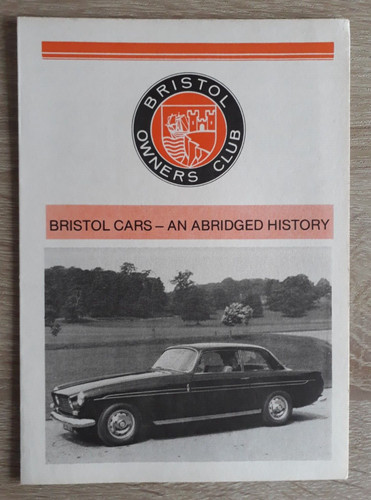 Bristol cars abridged - bristol, an