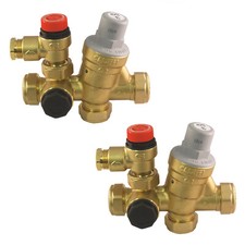 2 x Caleffi - 22mm Inlet