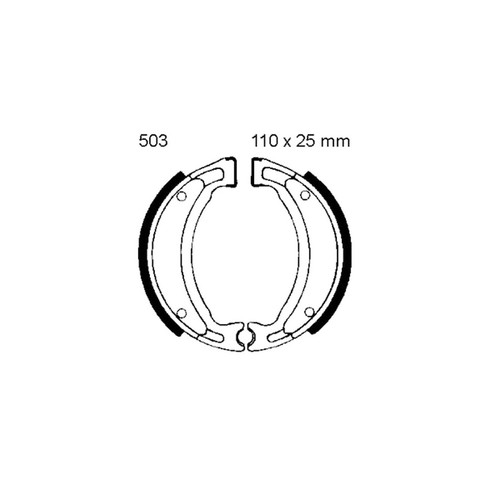 Pair brake pads ebc - pair,