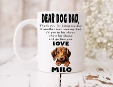 Dog Dad Dash Hound Sausage Mug