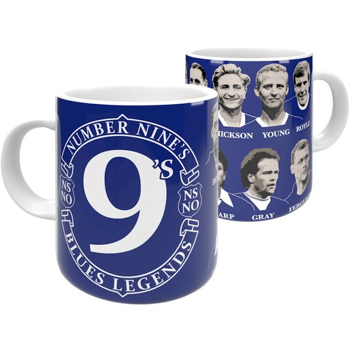 Everton mug blues number - mug,