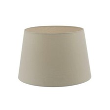 Cream Cotton Fabric Empire Drum Lampshade Table Lamp or Ceiling Light Shade