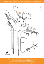 YAMAHA Back Mirror Assy