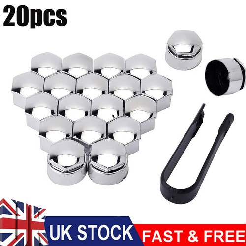 20pcs 17mm chrome alloy - 20pcs,
