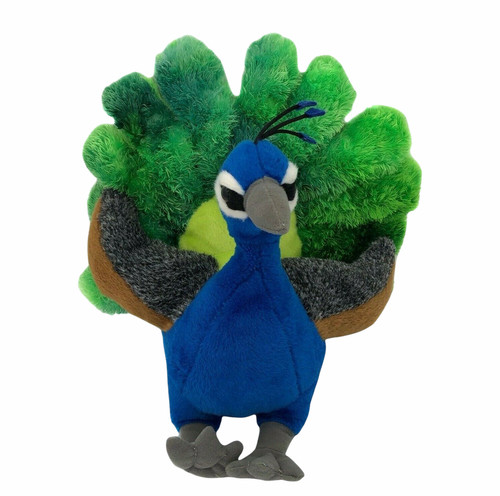 Realistic plush peacock - realistic,