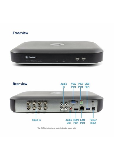 Swann dvr8 4980 - 8, channel