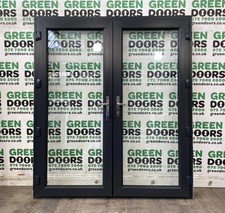 GREY UPVC FRENCH DOORS