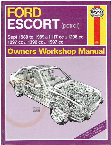 Ford escort mk3 mk4 incl - mk3, xr3