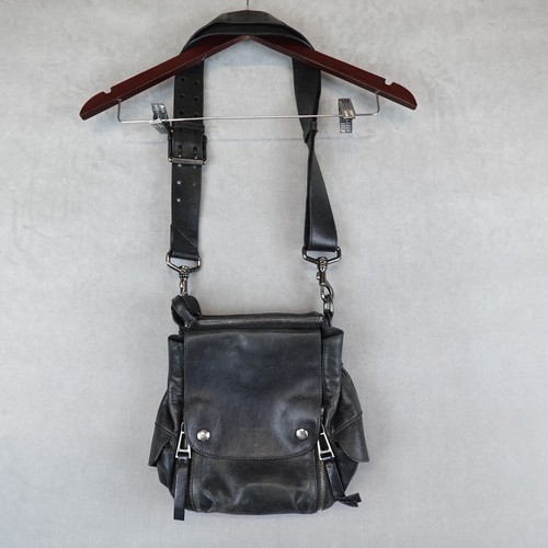 Belstaff leather messenger - leather,