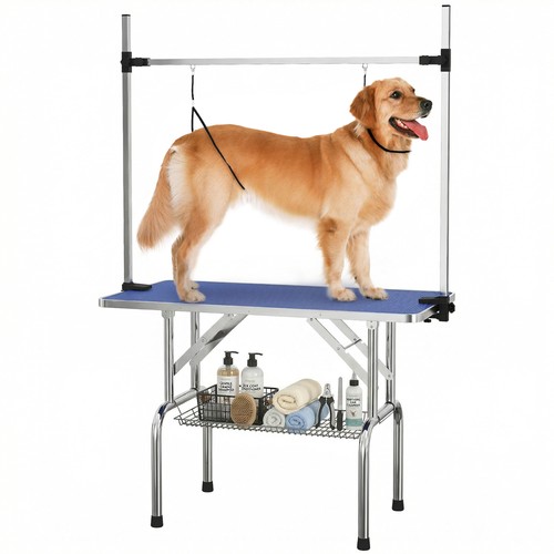Pawhut metal adjustable dog - metal,