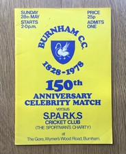 Burnham C.C. 150th Anniversary