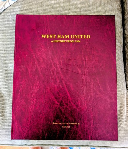 Huge west ham book - huge,